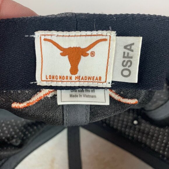 Texas Longhorns NCAA Gray Stretch Fitted Hat Mens One Size - Picture 5 of 5